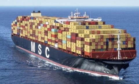 MSC containership
