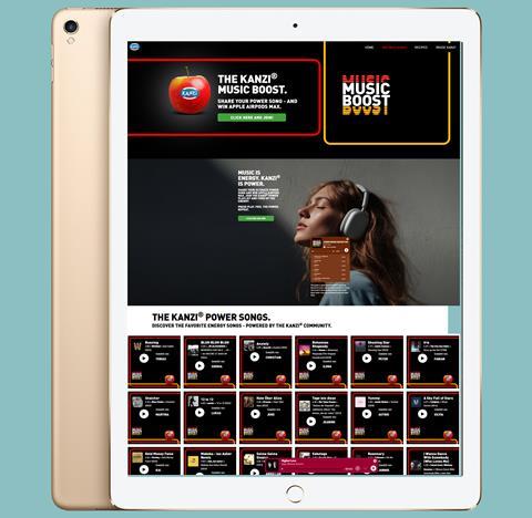 Kanzi Music Boost platform ipad