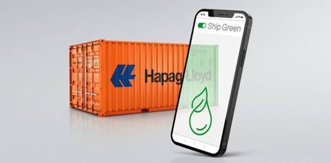 Ship Green/Hapag Lloyd