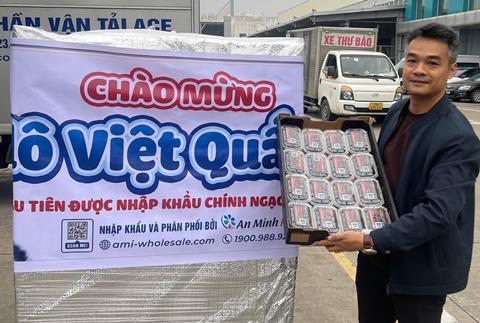 The first Australian-grown Echo blueberries arrive in Vietnam