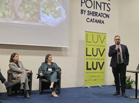 Giorgio Mancino at Table Grape Conference 2025