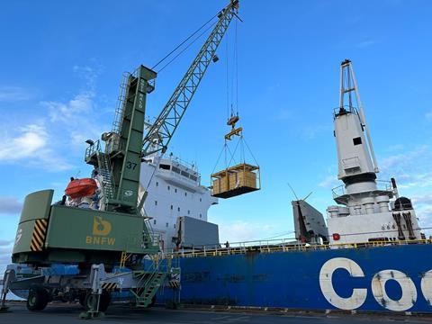 Zeebrugge Zespri kiwifruit BNFW Cool Carriers