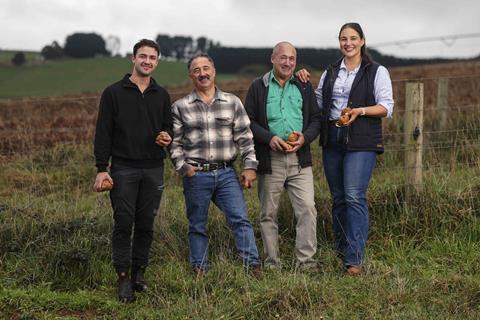l-r Jordan Cummaudo, Tony Cummaudo, Sam Cummaudo and Mariska Sartori of Cummaudo Farms