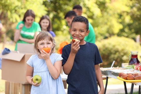 A quarter of parents said their children eat less fresh fruit during the summer holidays