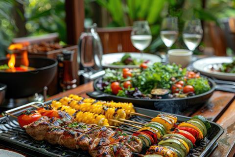 The heatwave delivered a sales boost for barbecue food