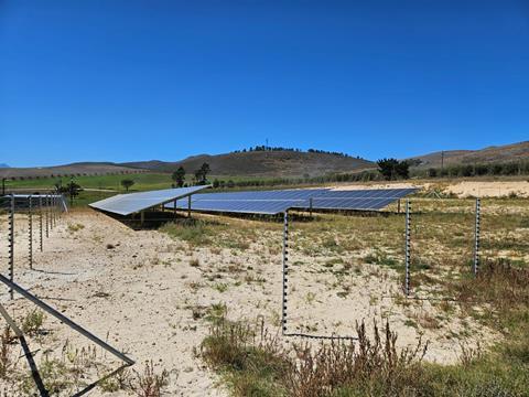 South Africa Spes Bona solar panels Van Niekerk