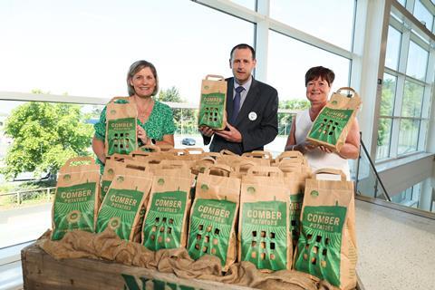 From l to r: Joanne Weir, Wilson’s Country Potatoes, Gareth Morton, Tesco Northern Ireland and Sandra Weir, Tesco Northern Ireland