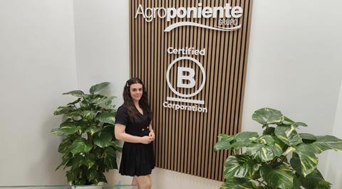 Andrea Alonso, head of sustainbility and marketing at Agroponiente