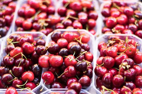 Cherries market Adobe