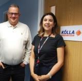 Begoña Granja Otero und Tony Gardner - das neue Kölla UK Team