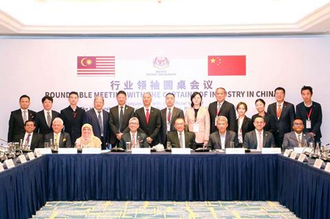 Runner Yang, VP and GM of Dole China, attends the Roundtable Meeting organised by the Malaysian PM