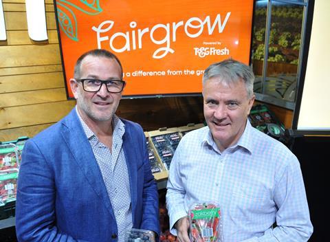 Andrew Keaney, Geschäftsführer T&G Fresh (l) und Gavin Findlay, CEO New Zealand Food Network Foto: T&G Global