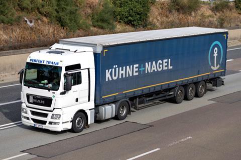 Kuehne and Nagel truck Adobe