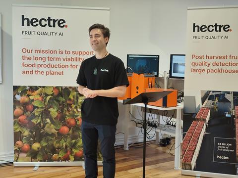 Matty Blomfield Hectre CEO opens the new lab