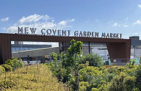 The market featured prominently in the programme