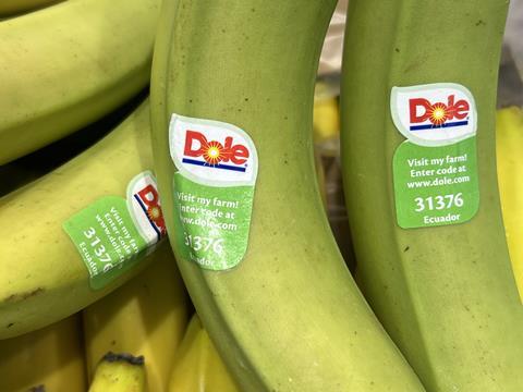 Dole bananas Ecuador