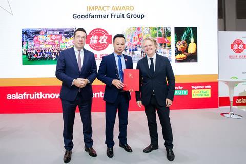 Goodfarmer Fruit Group wins the Impact Award