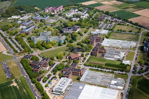 Die Zentrale des Agrargeschäfts von Bayer (Division Crop Science) in Monheim