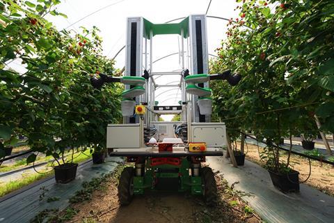 Fieldwork Robotics raspberrry picking robot 2025