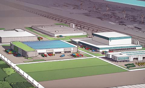 Port of Antwerp-Bruges new site tender artist's impression