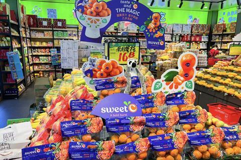 Sweet C display Asia ClemenGold