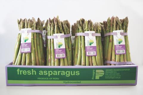 PE Peru Proagro fresh asparagus