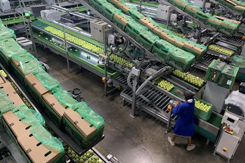 Ceres Fruit Growers Tru-Cape South Africa apple packhouse