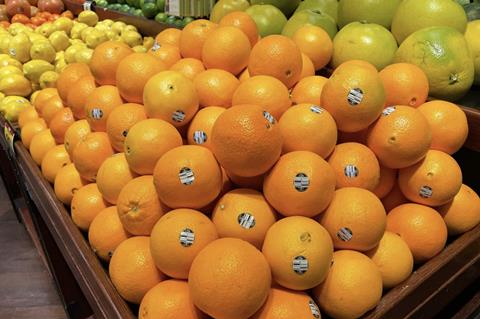 Orange labels