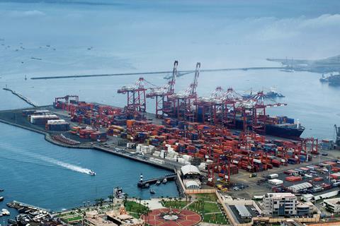 DP World Callao Port container terminal Peru