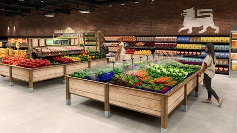 Delhaize fresh produce department