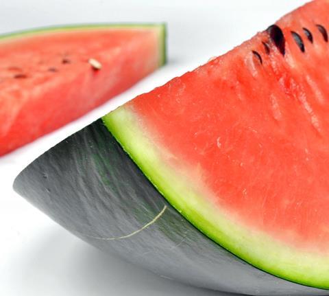 Aufgeschnittene Melone