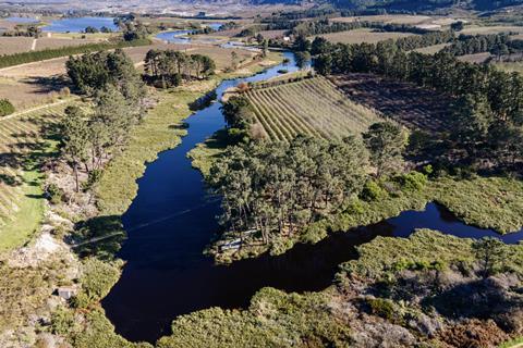 South Africa Western Cape landscape water Wrap Eosta
