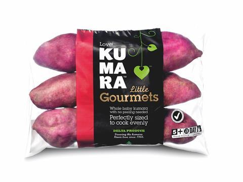 The 500g packs of Little Gourmets helped to hoist up sales values for smaller-sized kumara