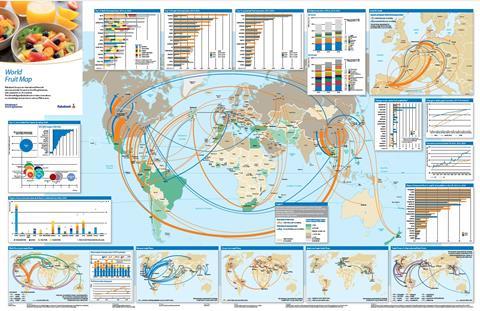 World Fruit Map