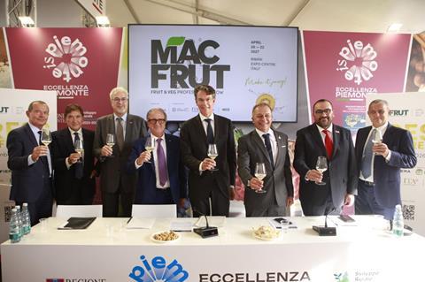 Representatives from Italy and Chile at this week's Macfrut 2027 press preview