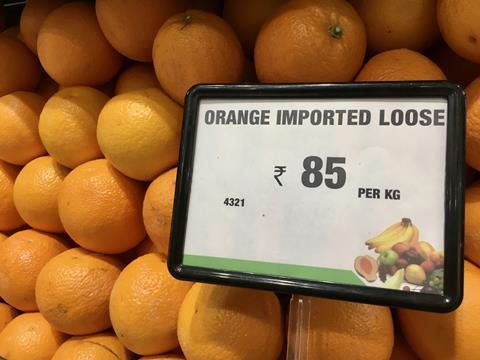 Higher volumes of Egyptian citrus drove Asia's imports from the Middle East and North Africa