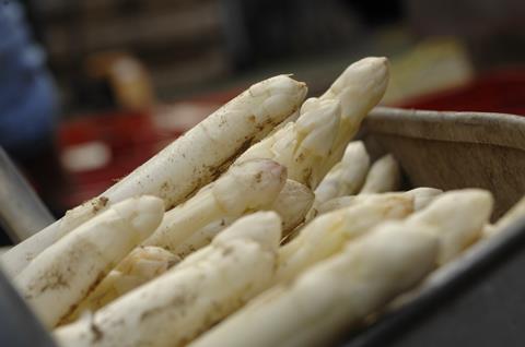 Weißer Spargel