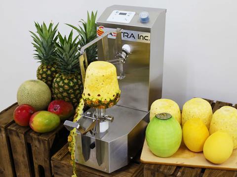 Astra’s pineapple peeling machine KA-750PM