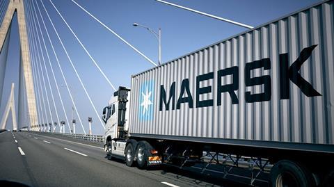 Lkw von Maersk