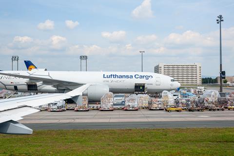 Lufthansa Cargo loading Frankfurt Germany MUST CREDIT Jakub Rutkiewicz Adobe Stock