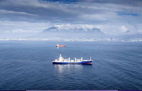Seatrade reefer vessel Cape Town
