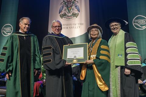 John Anderson Oppy honorary doctorate University of the Fraser Valley