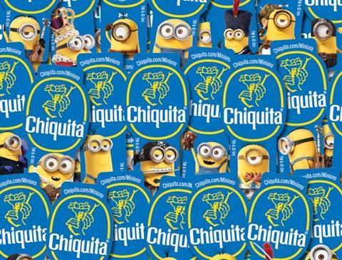 Chiquita Minions stickers