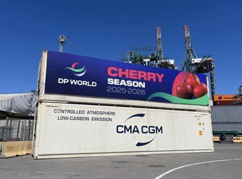 DP World Chilean cherries