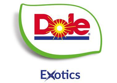 Dole exotics logo with Shadow web
